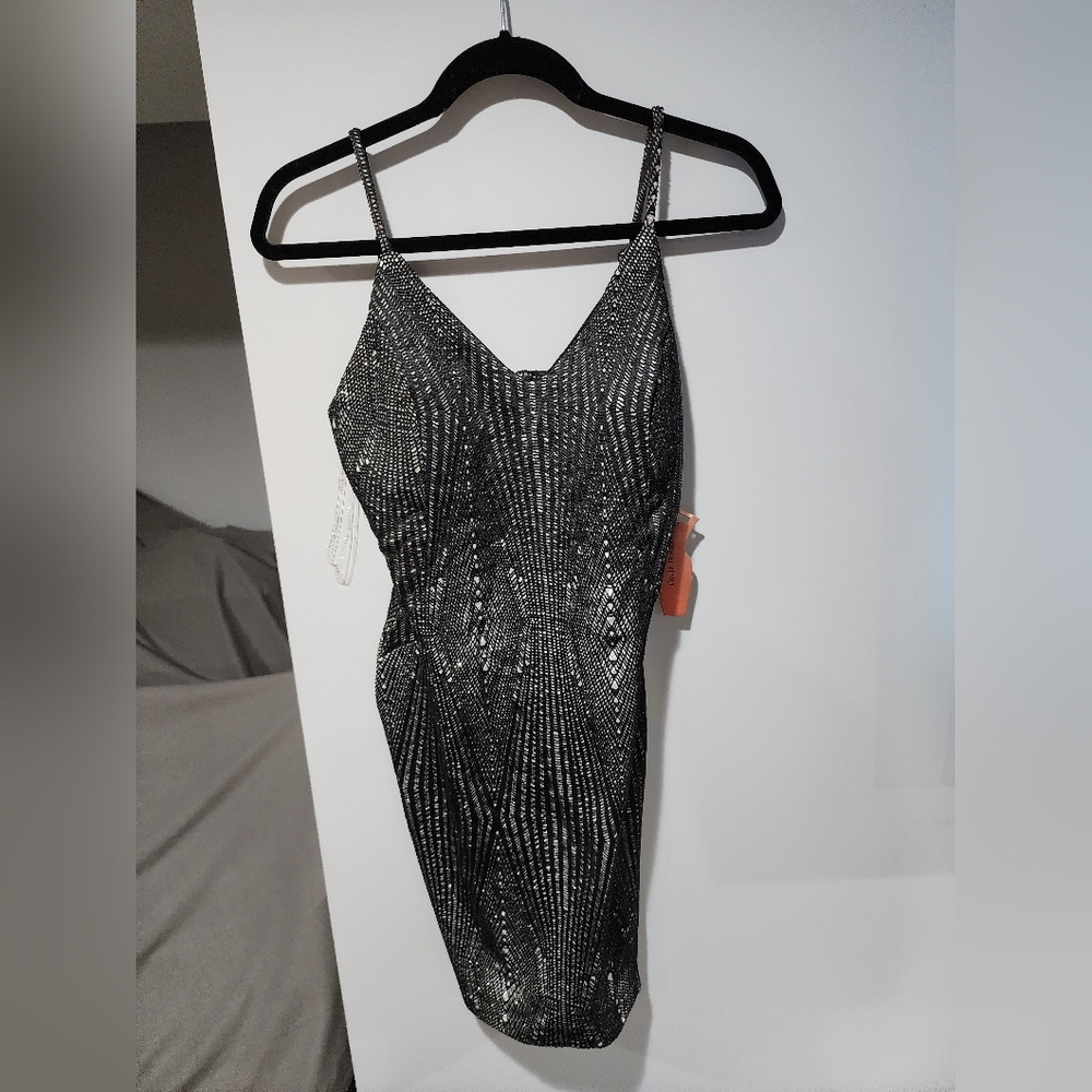 Black sparkle dress